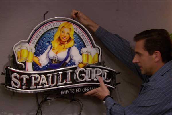 Branded Integration for St. Pauli Girl in The Office with Steve Carell