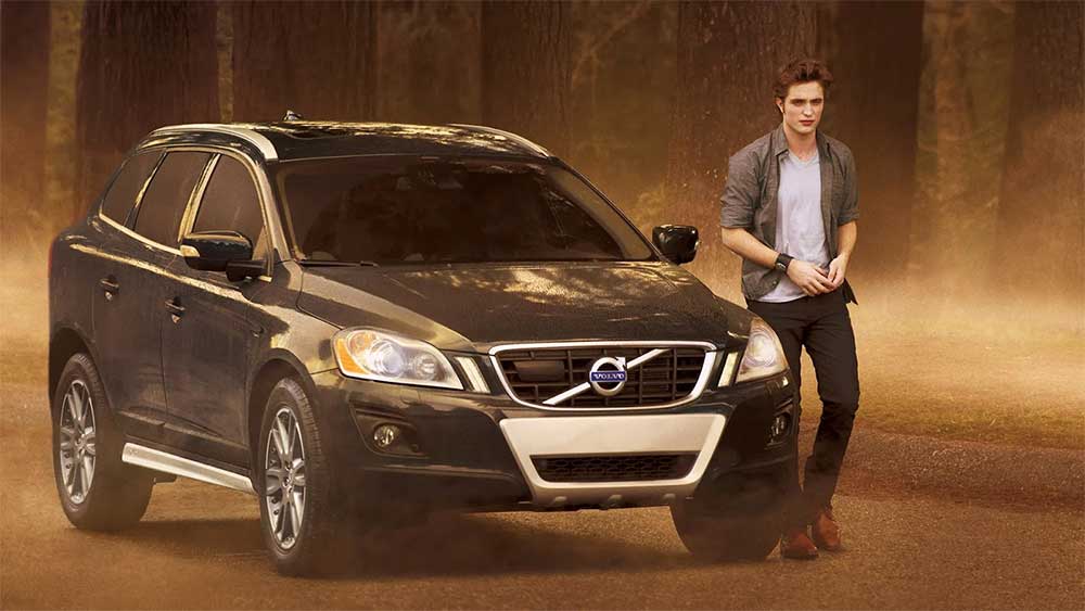 Promotion for Volvo in Twilight Saga with Robert Pattinson